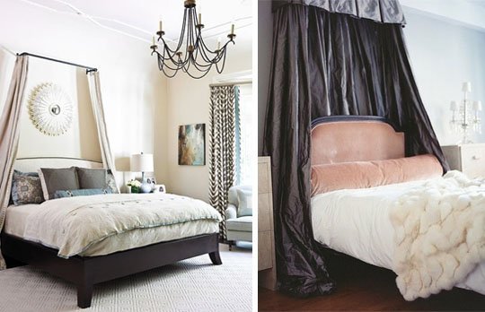 DIY tippek fejedelmi, baldachinos ágyakhoz