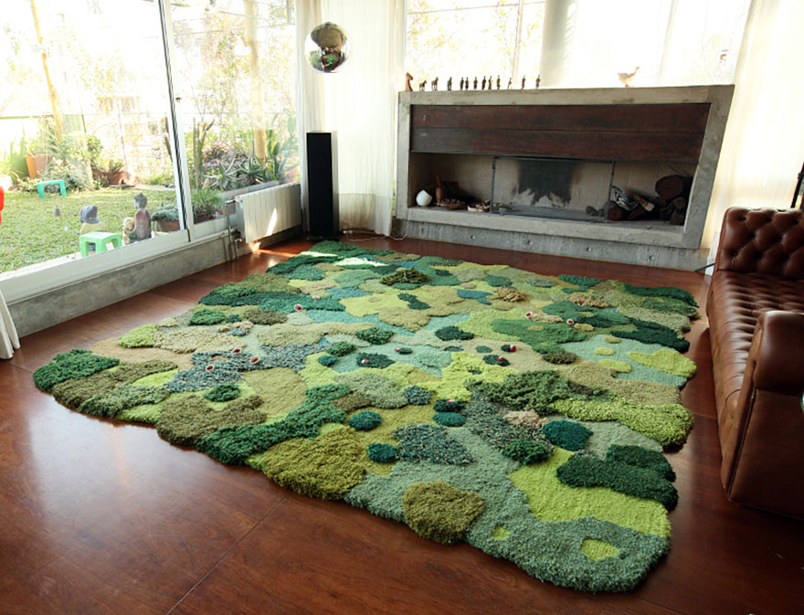 Egy egész erdőt telepíthető a nappalinkba a különleges szőnyegnek hála