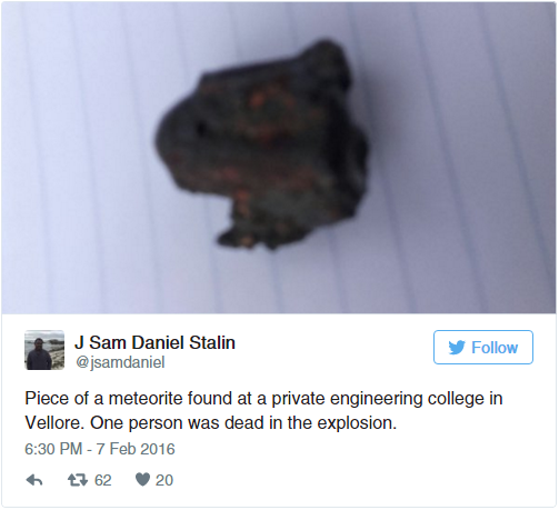 200 éve először ölt embert becsapódó meteorit